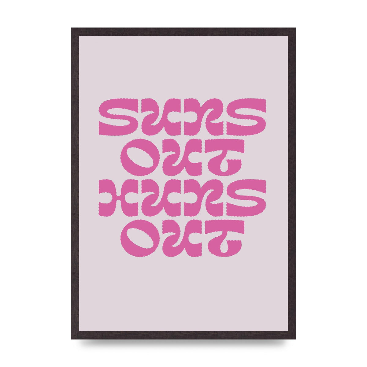 Suns Out Huns Out Quote" Wall Art - A2 framed