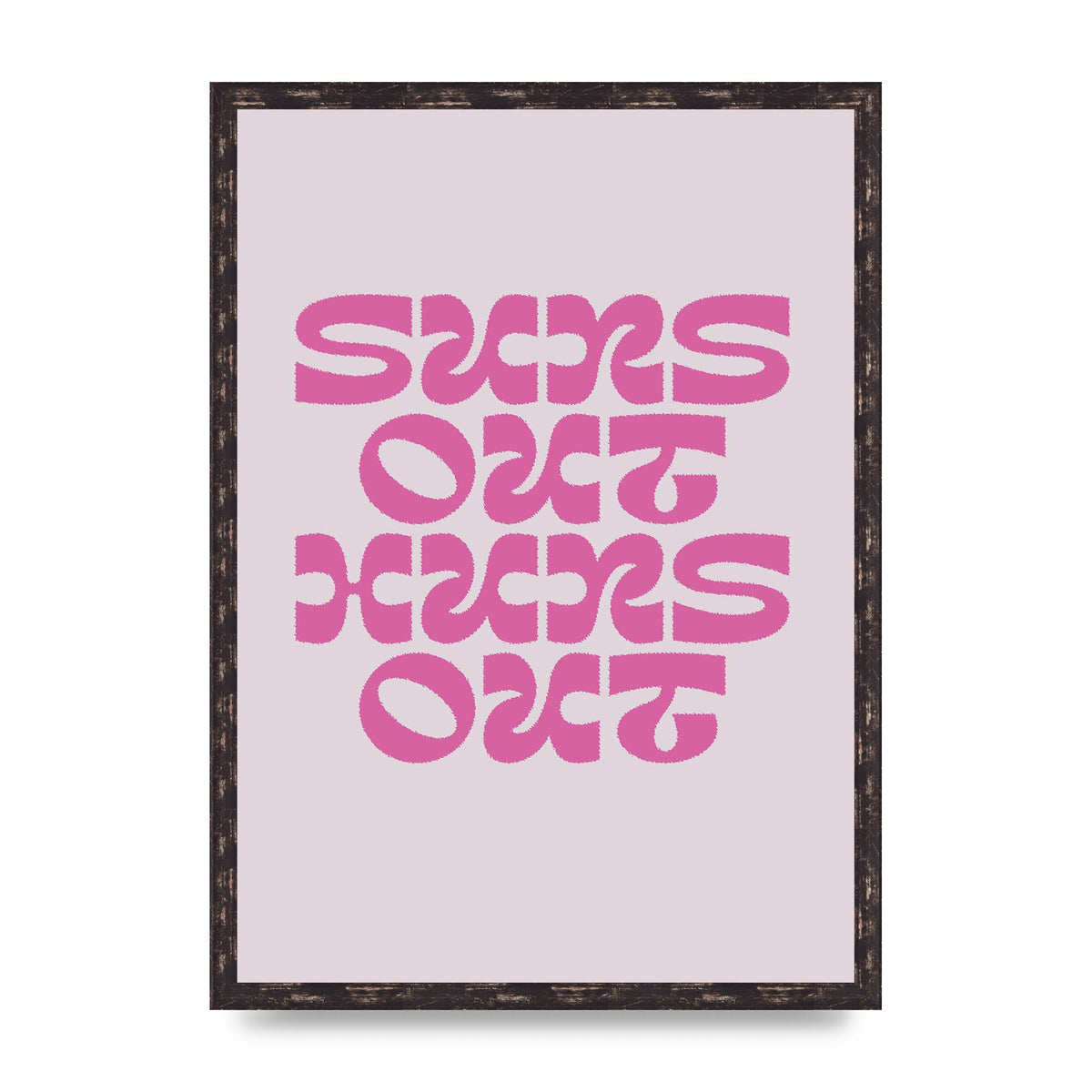 Suns Out Huns Out Quote" Wall Art - A2 framed