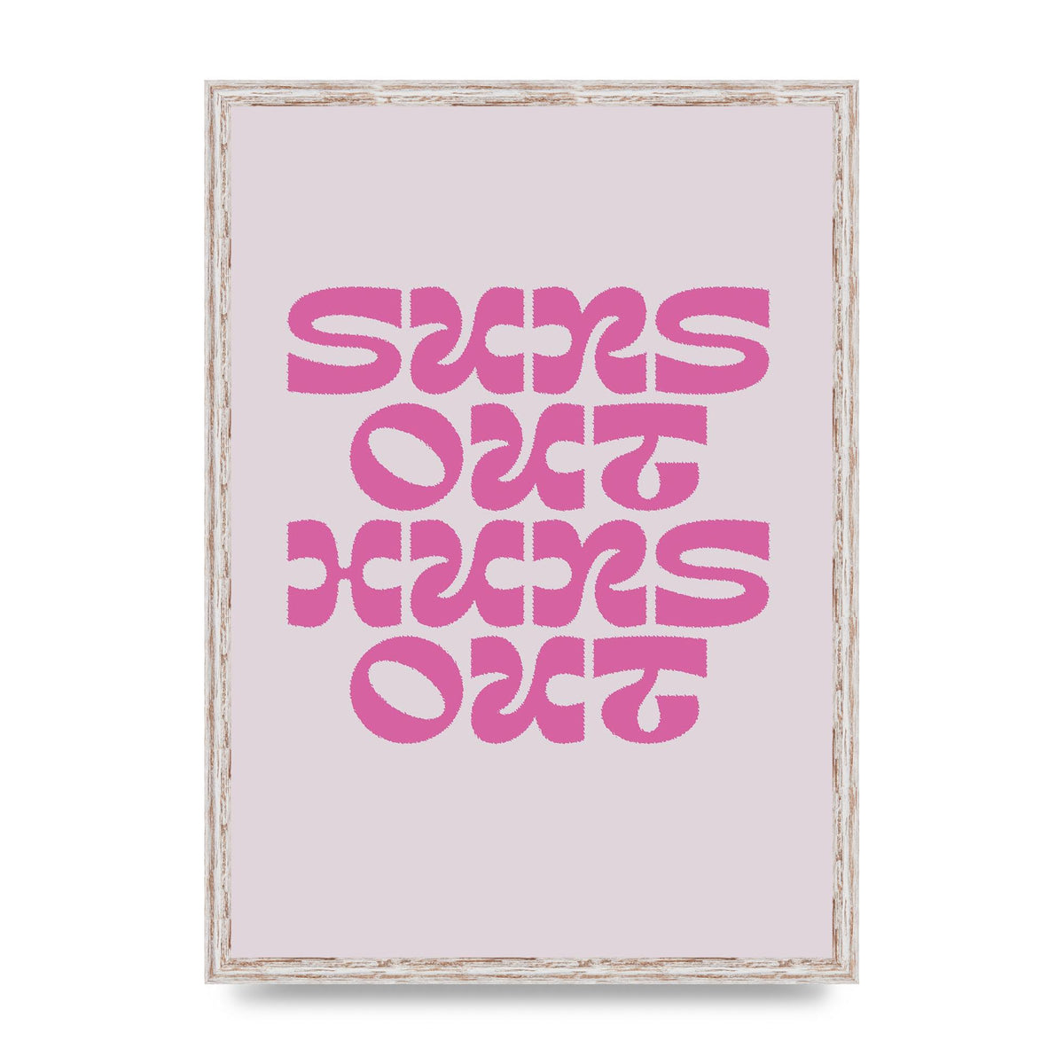 Suns Out Huns Out Quote" Wall Art - A2 framed