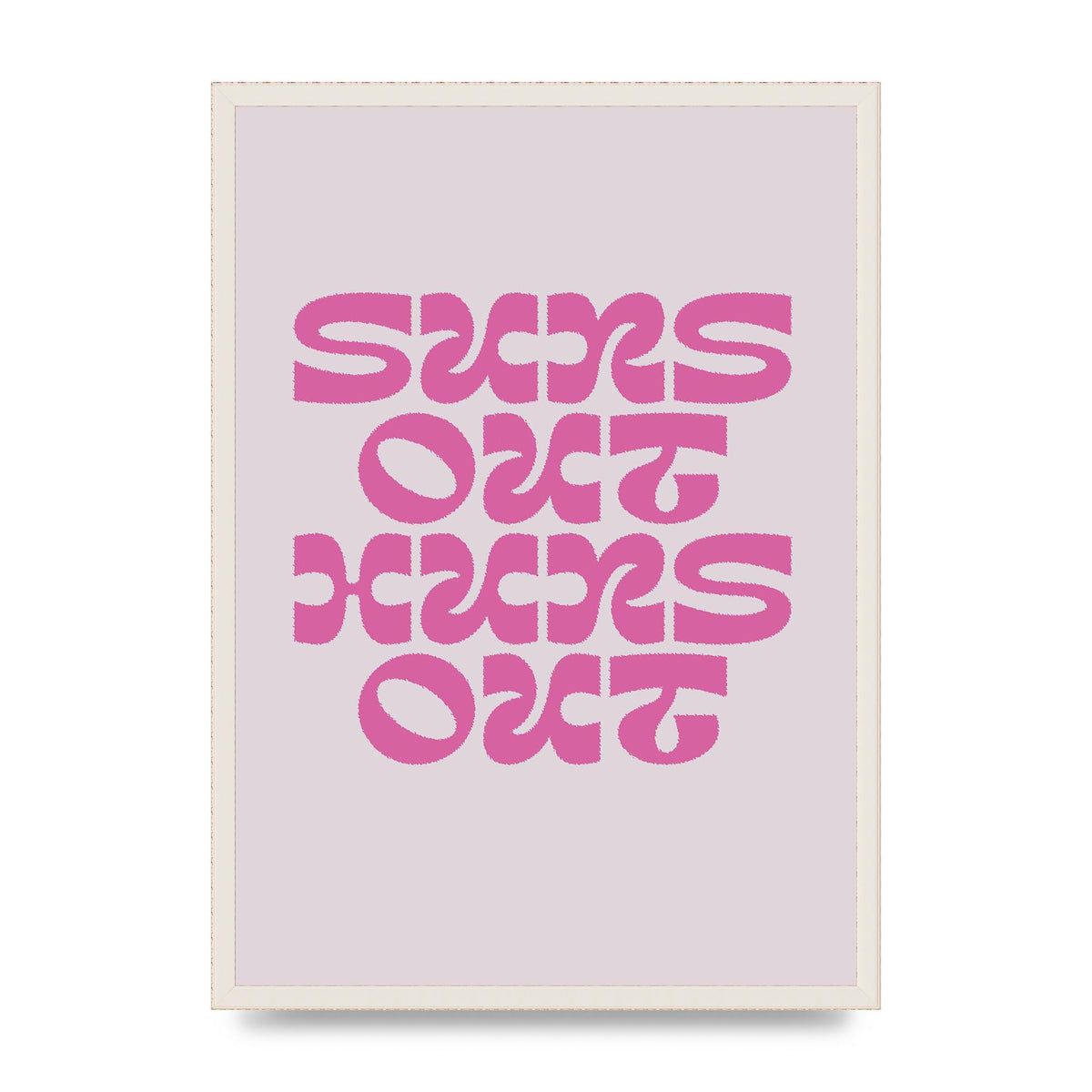 Suns Out Huns Out Quote" Wall Art - A2 framed