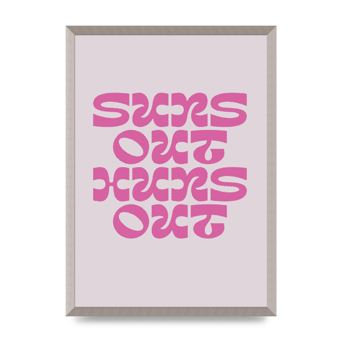 Suns Out Huns Out Quote" Wall Art - A2 framed