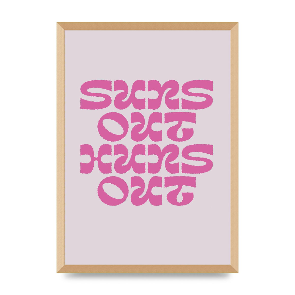 Suns Out Huns Out Quote" Wall Art - A2 framed