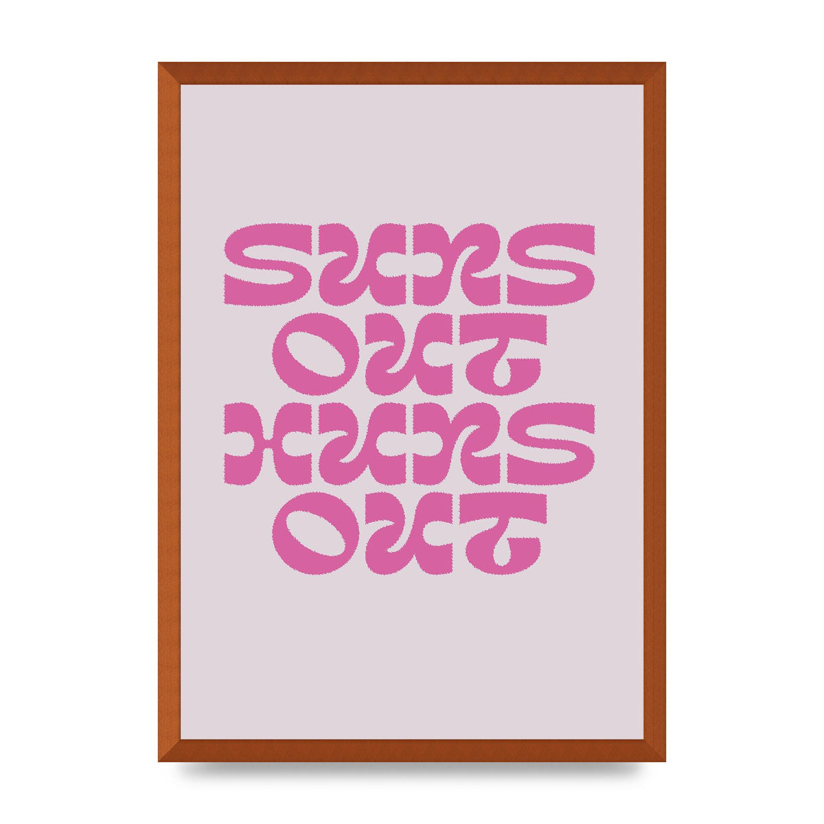 Suns Out Huns Out Quote" Wall Art - A2 framed
