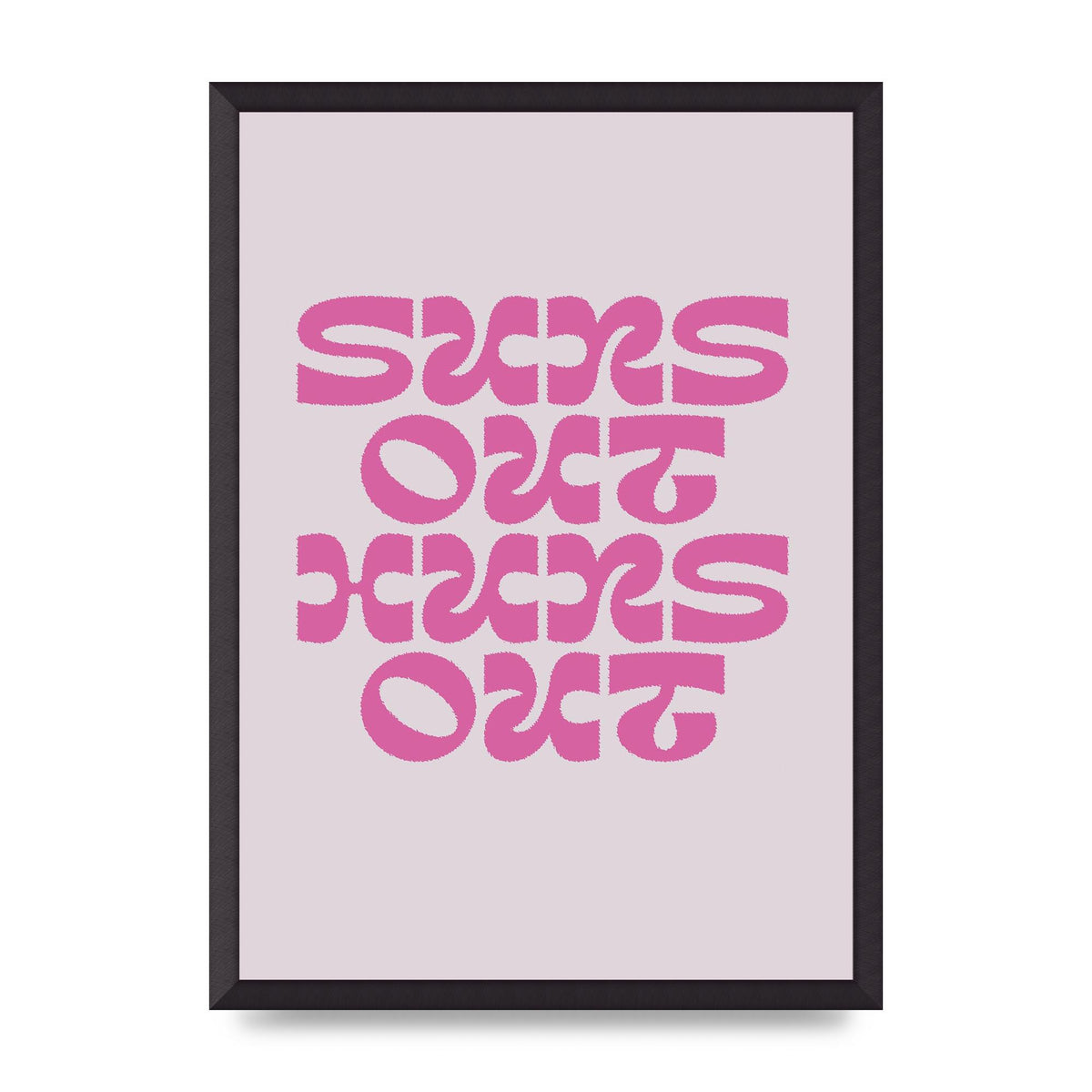 Suns Out Huns Out Quote" Wall Art - A2 framed