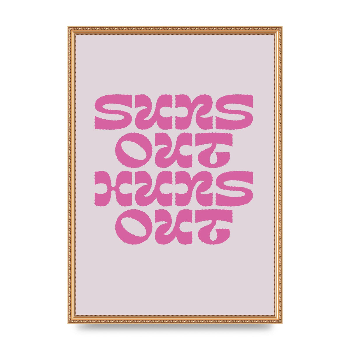 Suns Out Huns Out Quote" Wall Art - A2 framed