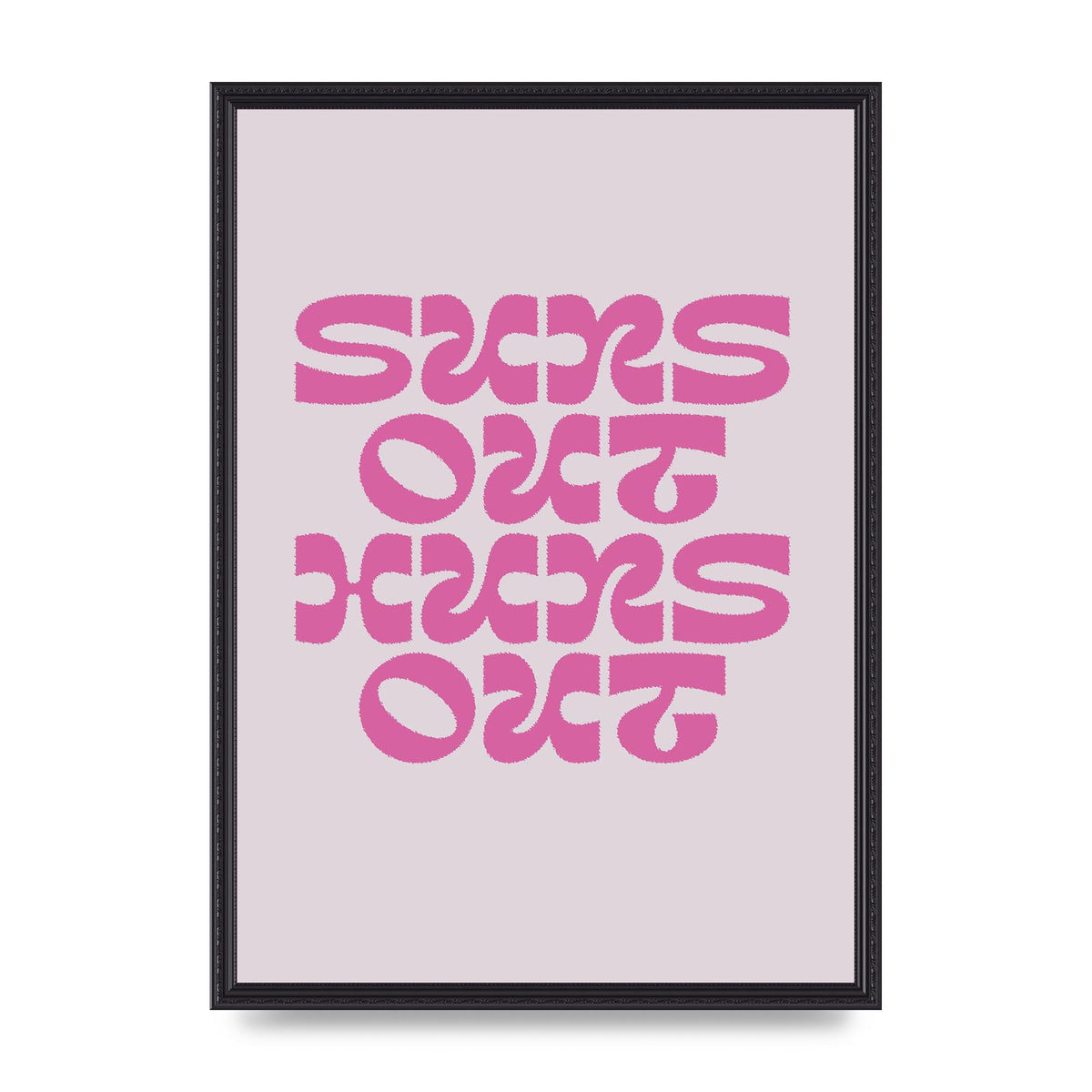 Suns Out Huns Out Quote" Wall Art - A2 framed
