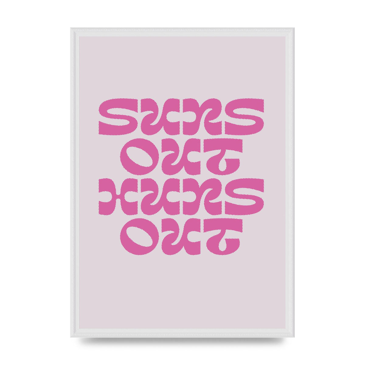 Suns Out Huns Out Quote" Wall Art - A2 framed