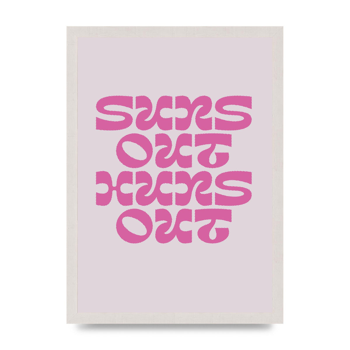 Suns Out Huns Out Quote" Wall Art - A3 framed