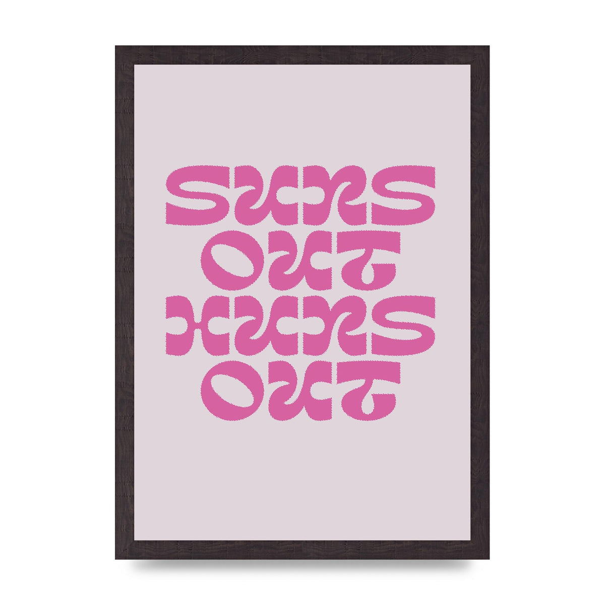 Suns Out Huns Out Quote" Wall Art - A3 framed