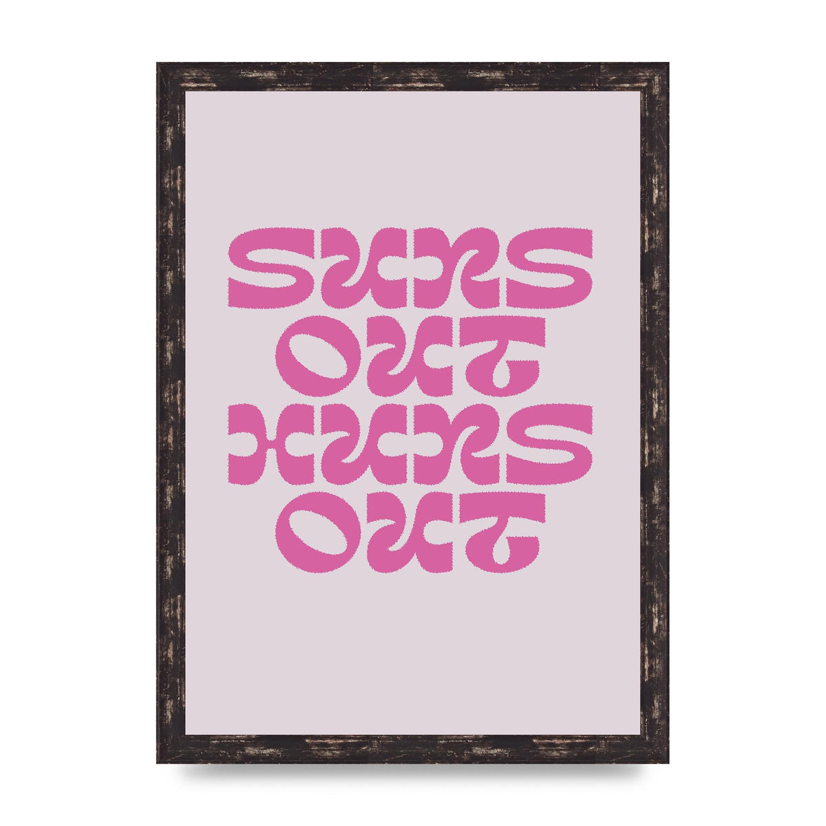 Suns Out Huns Out Quote" Wall Art - A3 framed