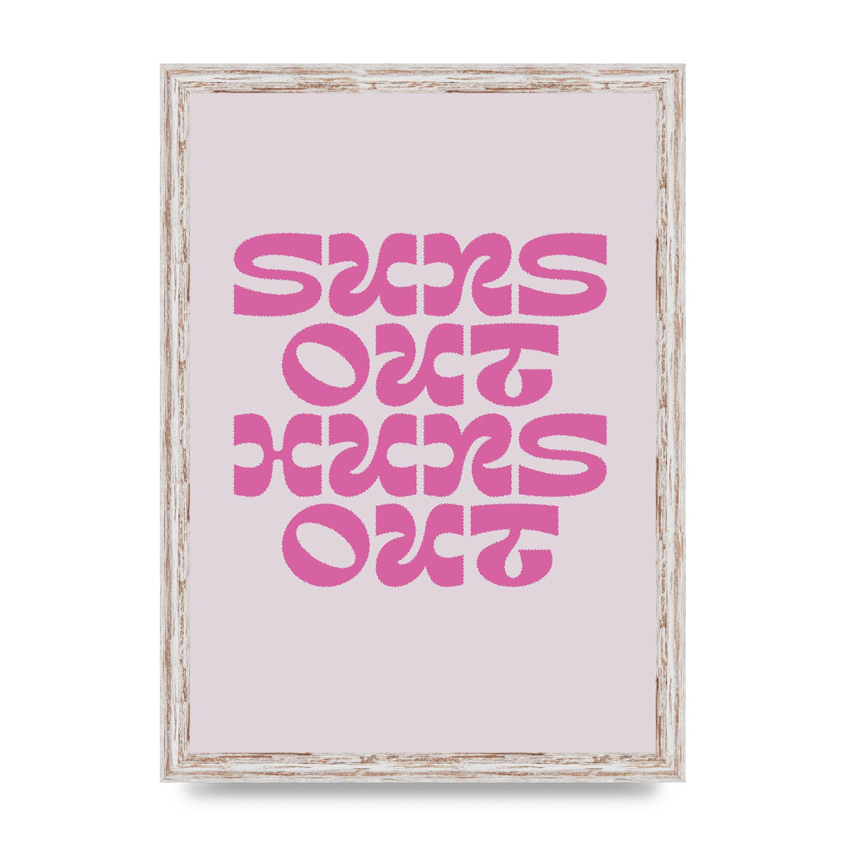 Suns Out Huns Out Quote" Wall Art - A3 framed