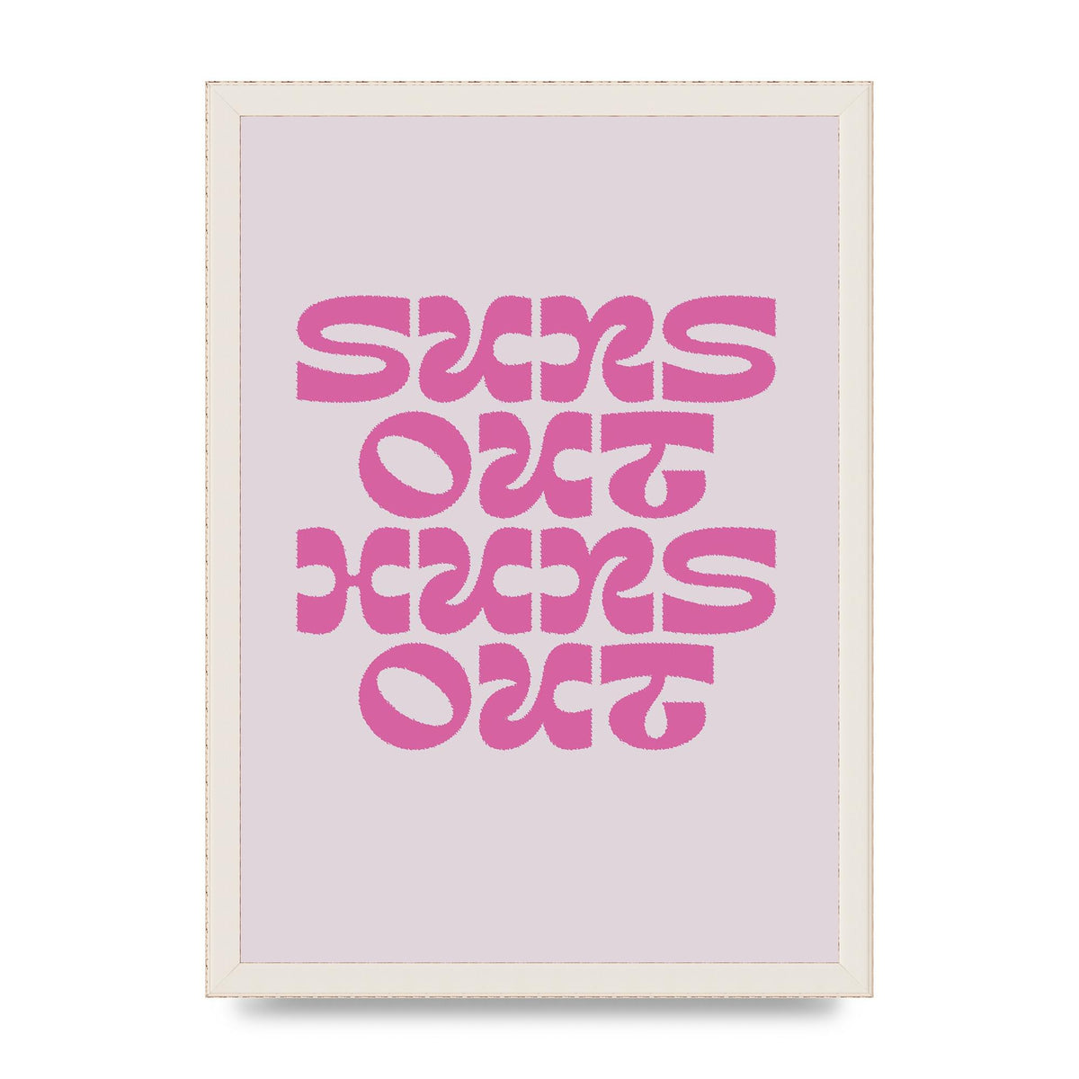 Suns Out Huns Out Quote" Wall Art - A3 framed