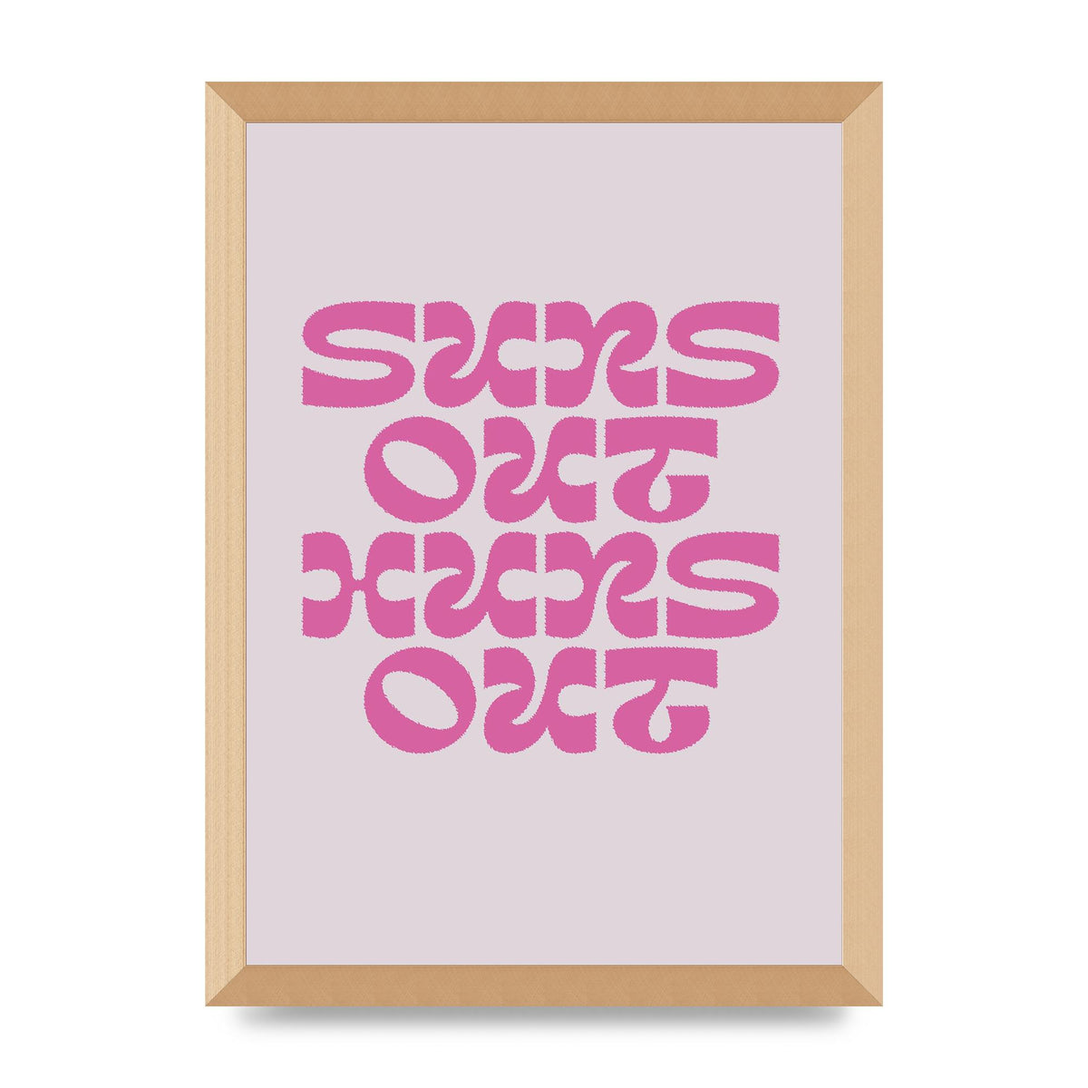 Suns Out Huns Out Quote" Wall Art - A3 framed
