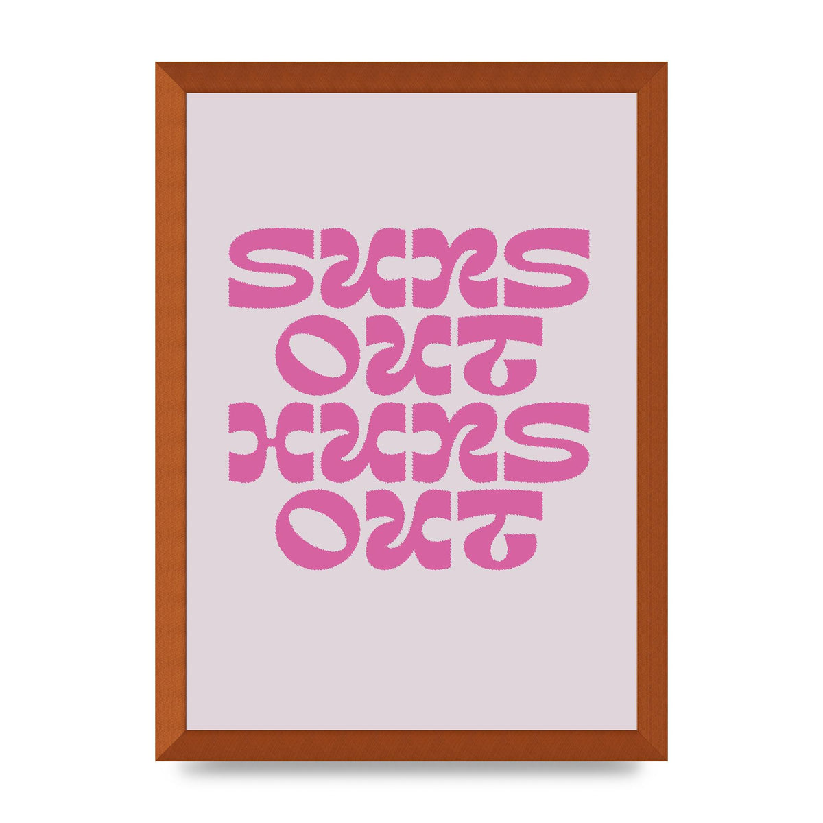 Suns Out Huns Out Quote" Wall Art - A3 framed