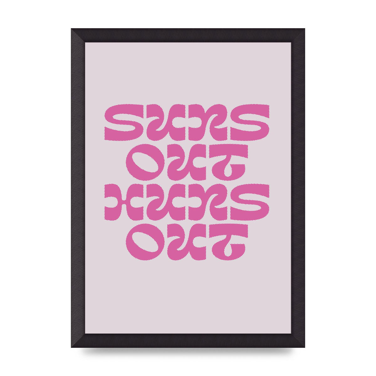 Suns Out Huns Out Quote" Wall Art - A3 framed