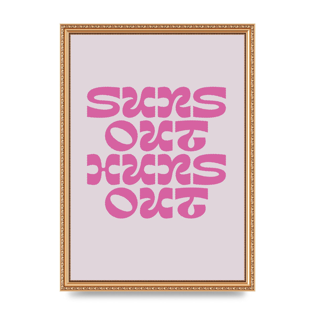 Suns Out Huns Out Quote" Wall Art - A3 framed