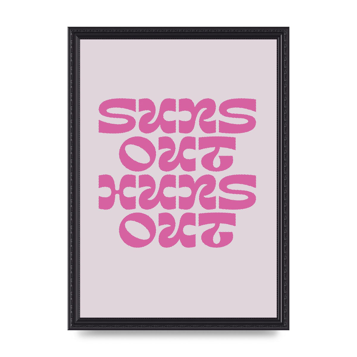 Suns Out Huns Out Quote" Wall Art - A3 framed