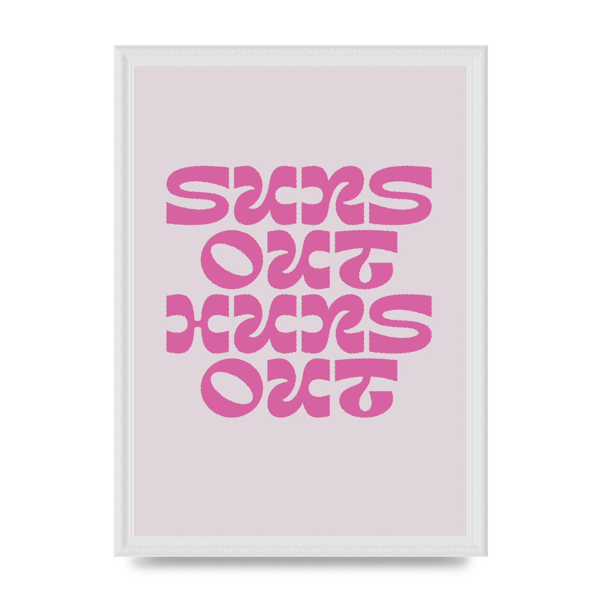 Suns Out Huns Out Quote" Wall Art - A3 framed