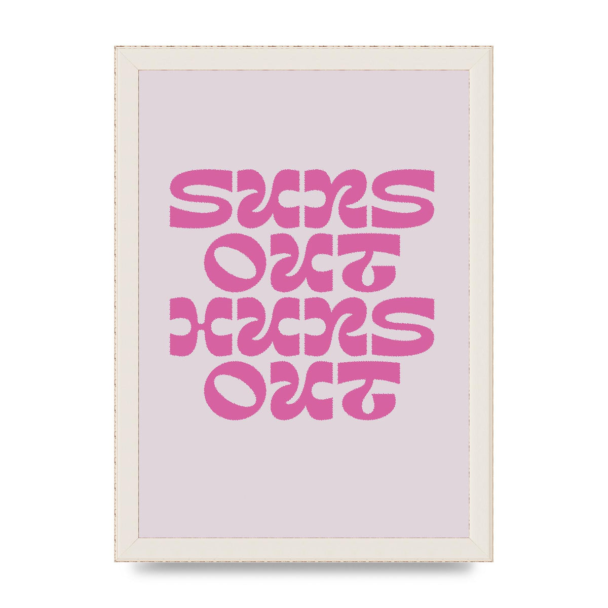 Suns Out Huns Out Quote" Wall Art - A4 framed
