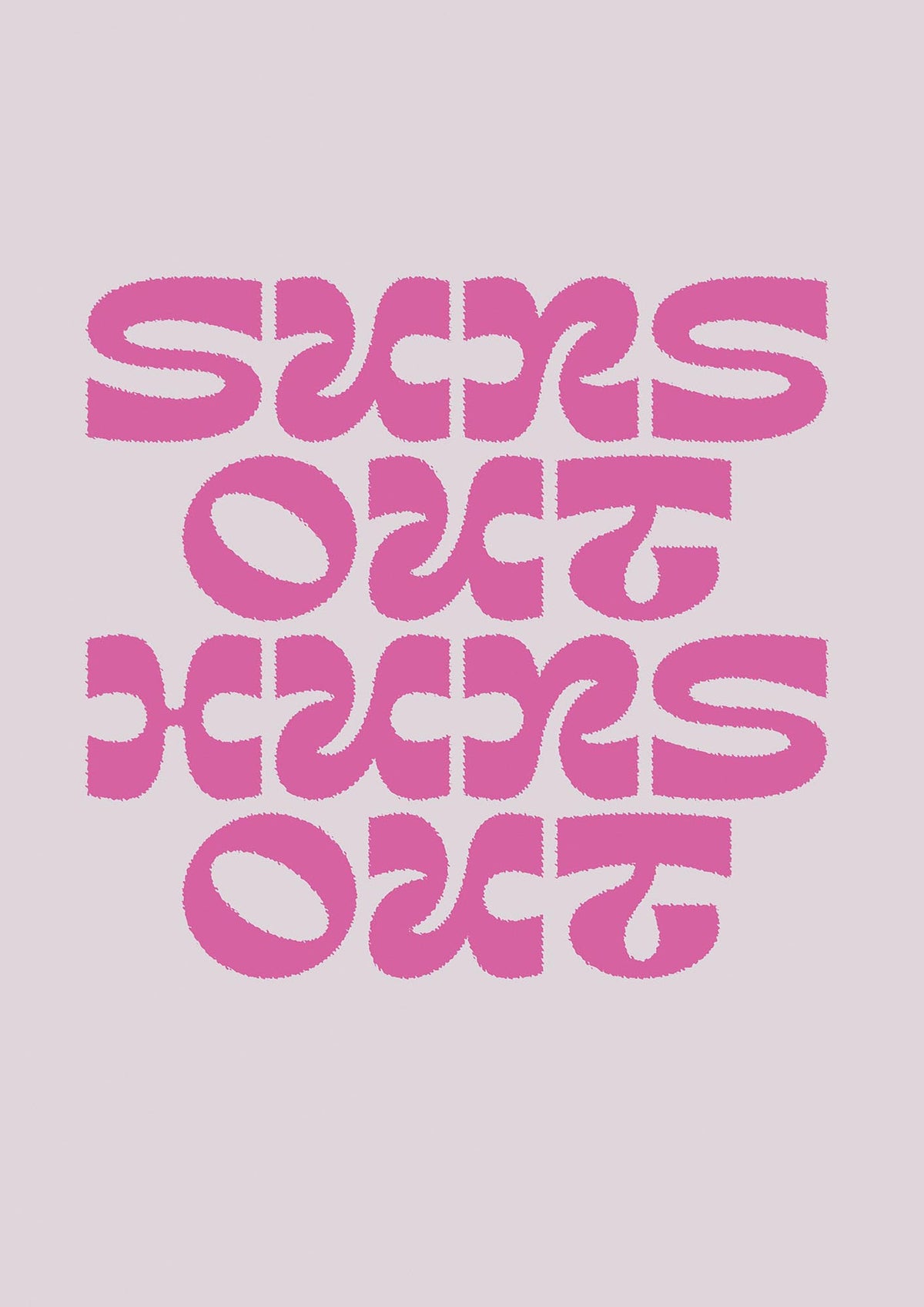Suns Out Huns Out Quote" Wall Art - detail