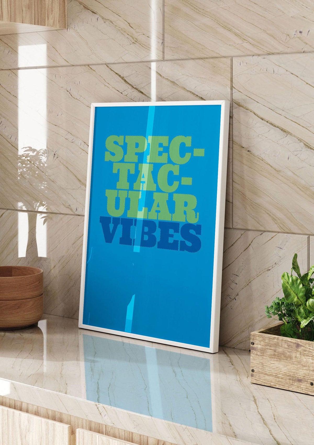Spectacular Vibes Quote" Art For The Home - kitchen 2