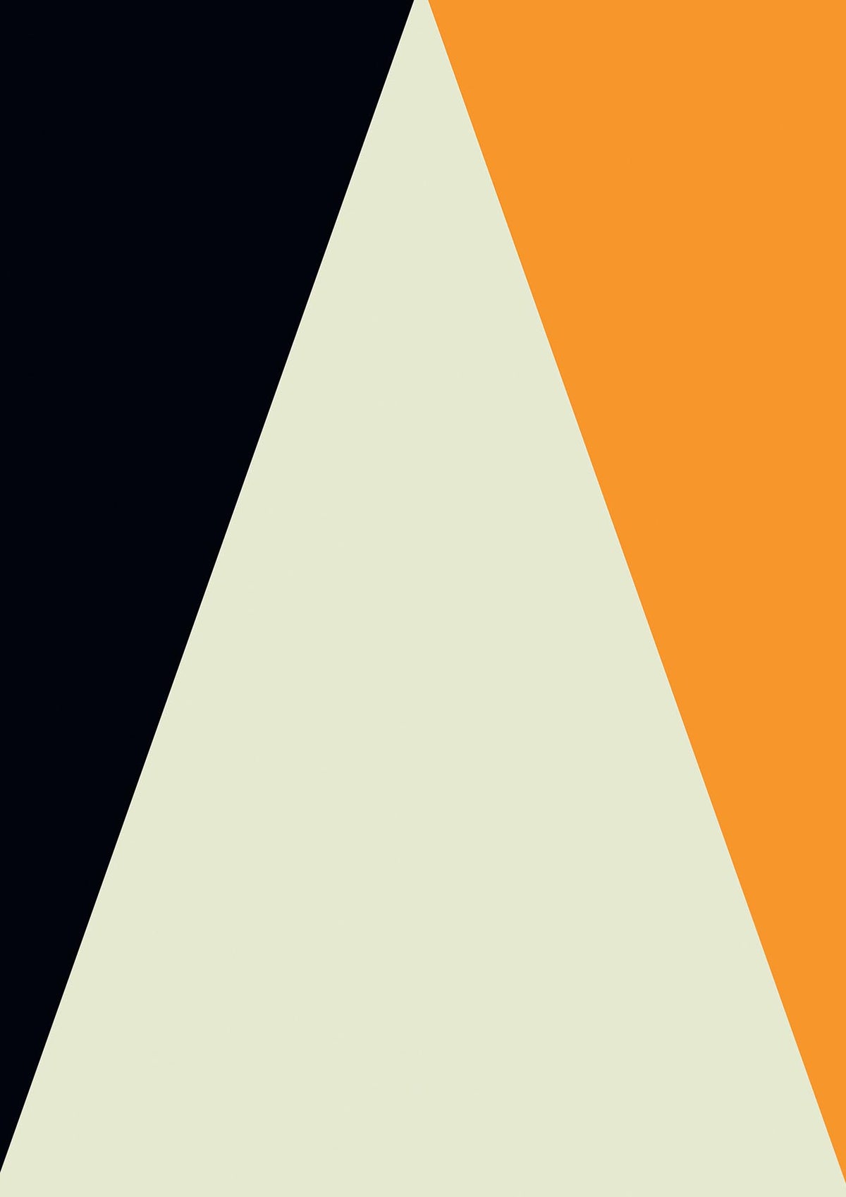 Abstract Shape Mustard One Wall Art - detail