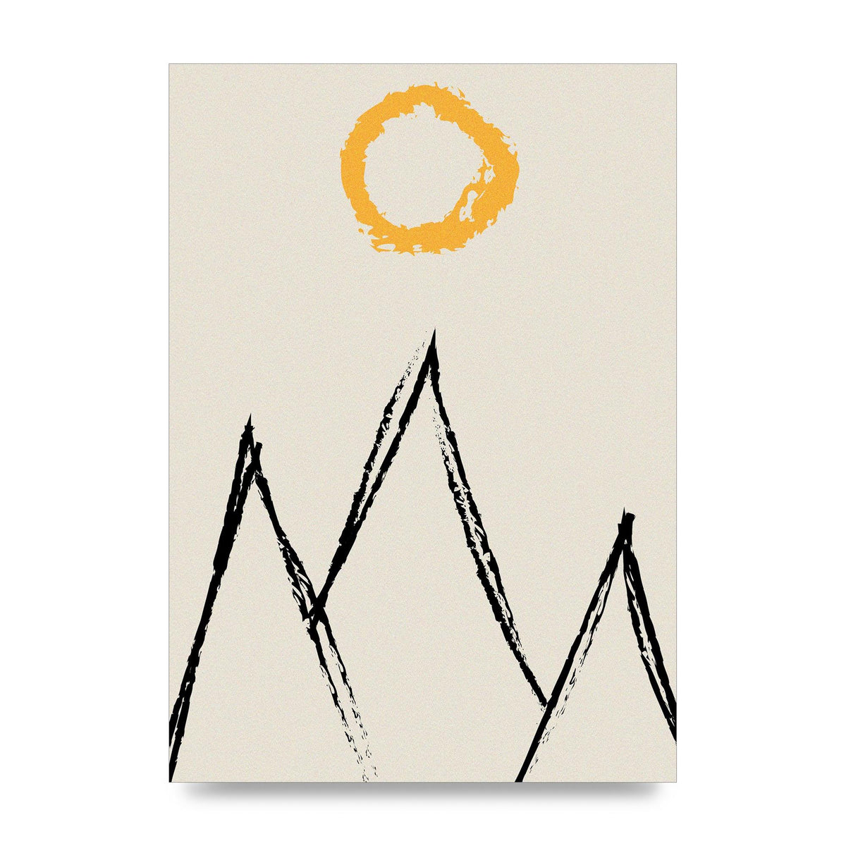 Abstract Landscape Sun Art For The Home - unframed print