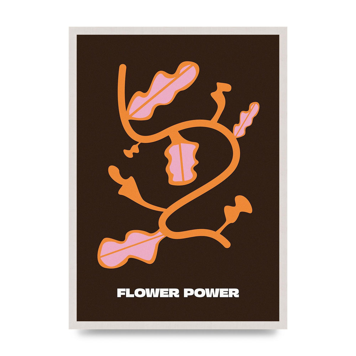 Flower Power Wall Art - A2 framed