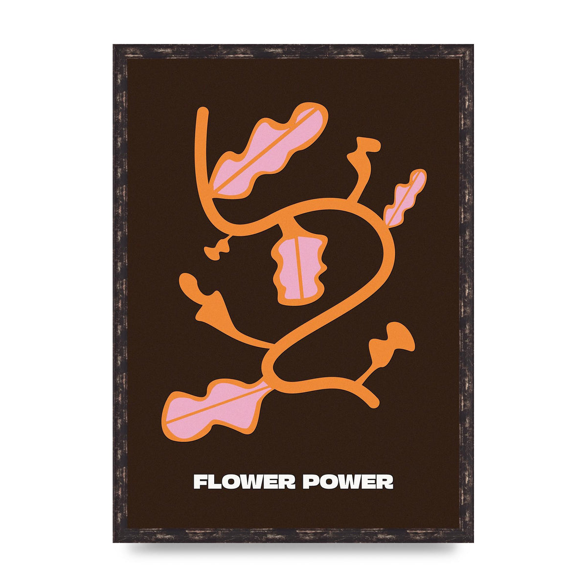 Flower Power Wall Art - A2 framed