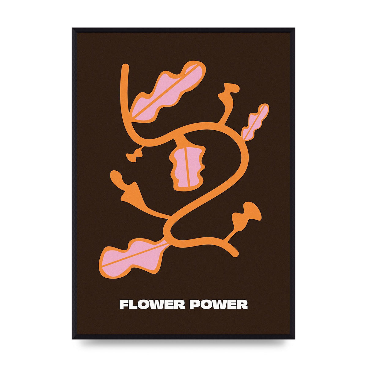 Flower Power Wall Art - A2 framed