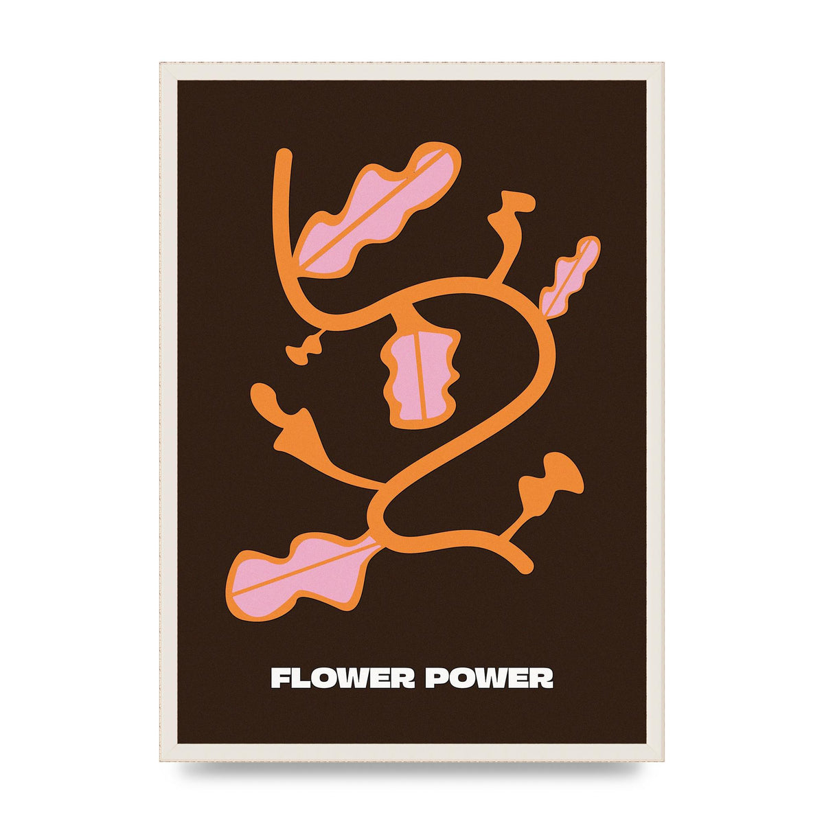 Flower Power Wall Art - A2 framed
