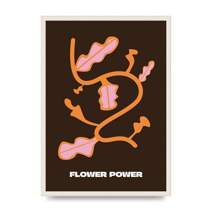 Flower Power Wall Art - A2 framed