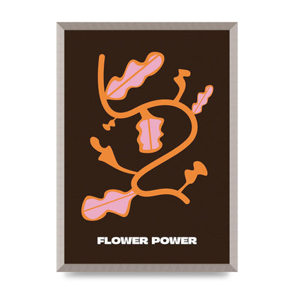 Flower Power Wall Art - A2 framed