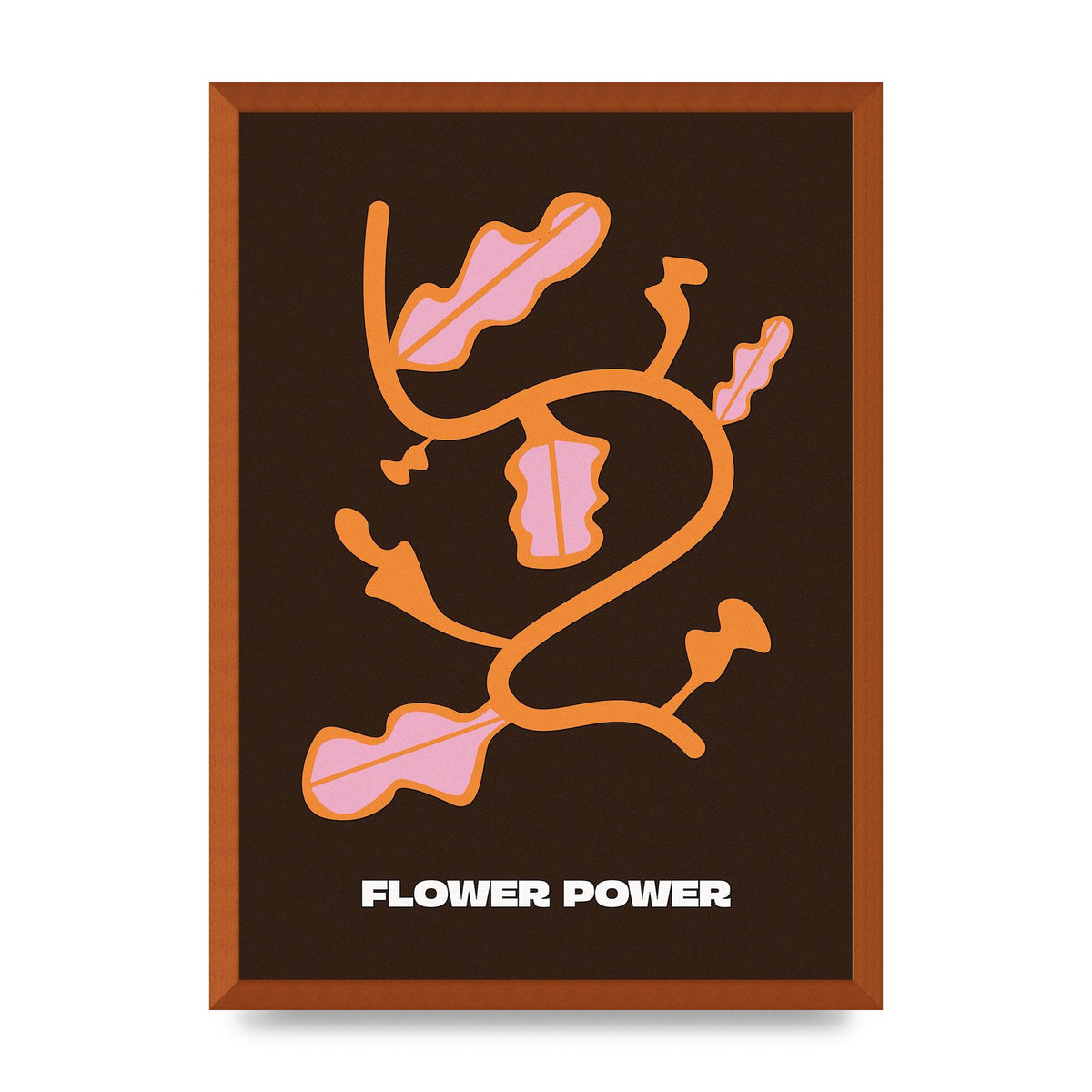 Flower Power Wall Art - A2 framed