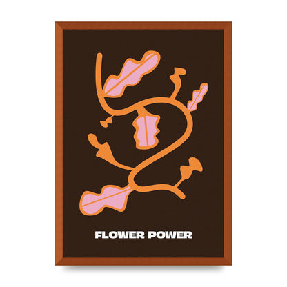 Flower Power Wall Art - A2 framed