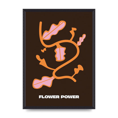 Flower Power Wall Art - A2 framed
