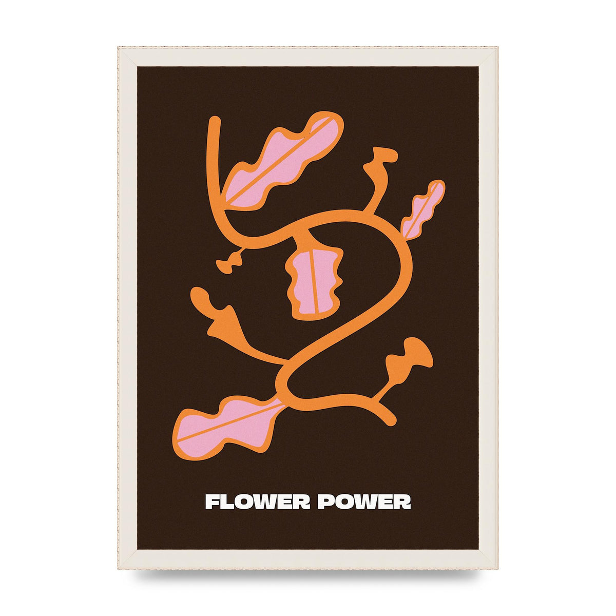 Flower Power Wall Art - A3 framed