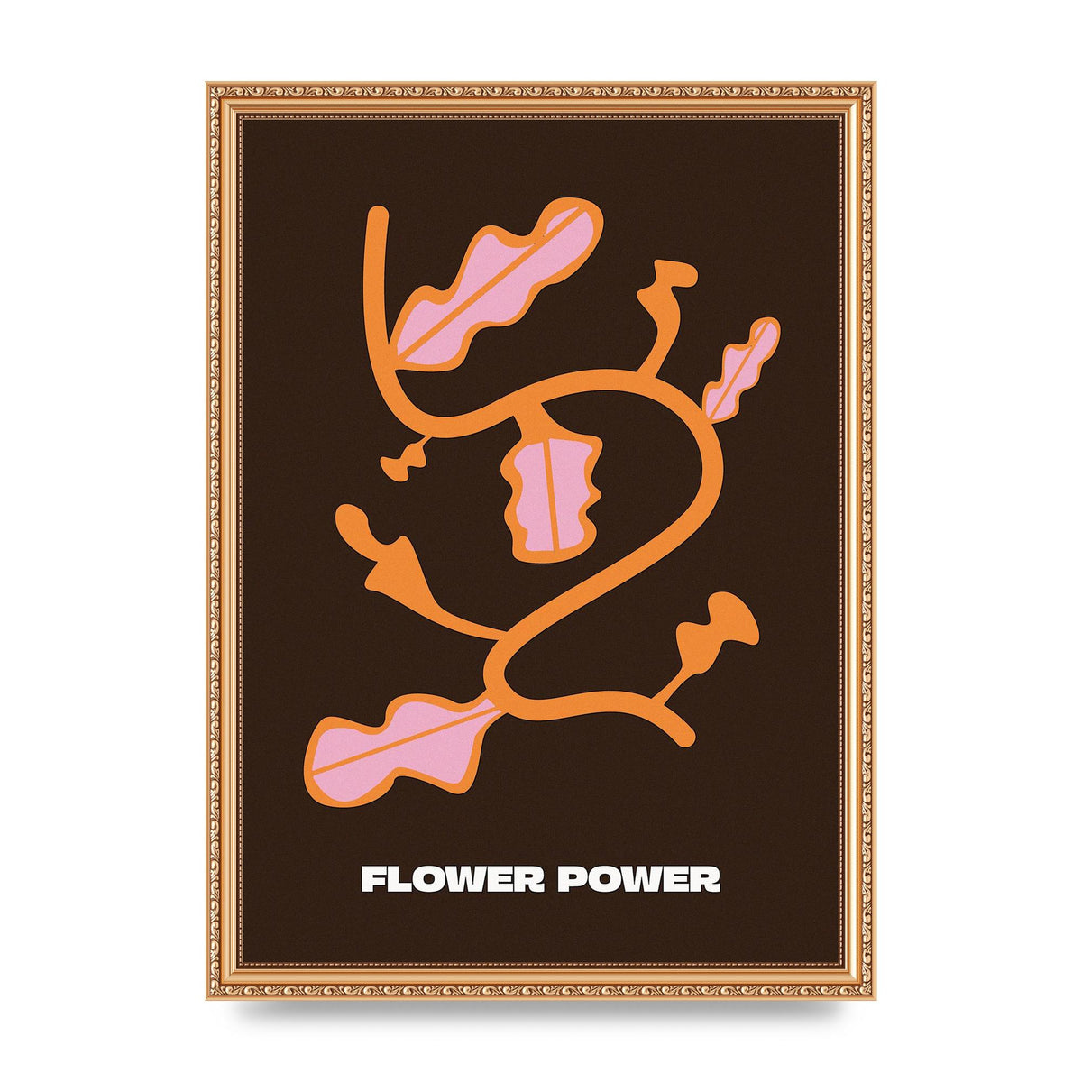 Flower Power Wall Art - A3 framed