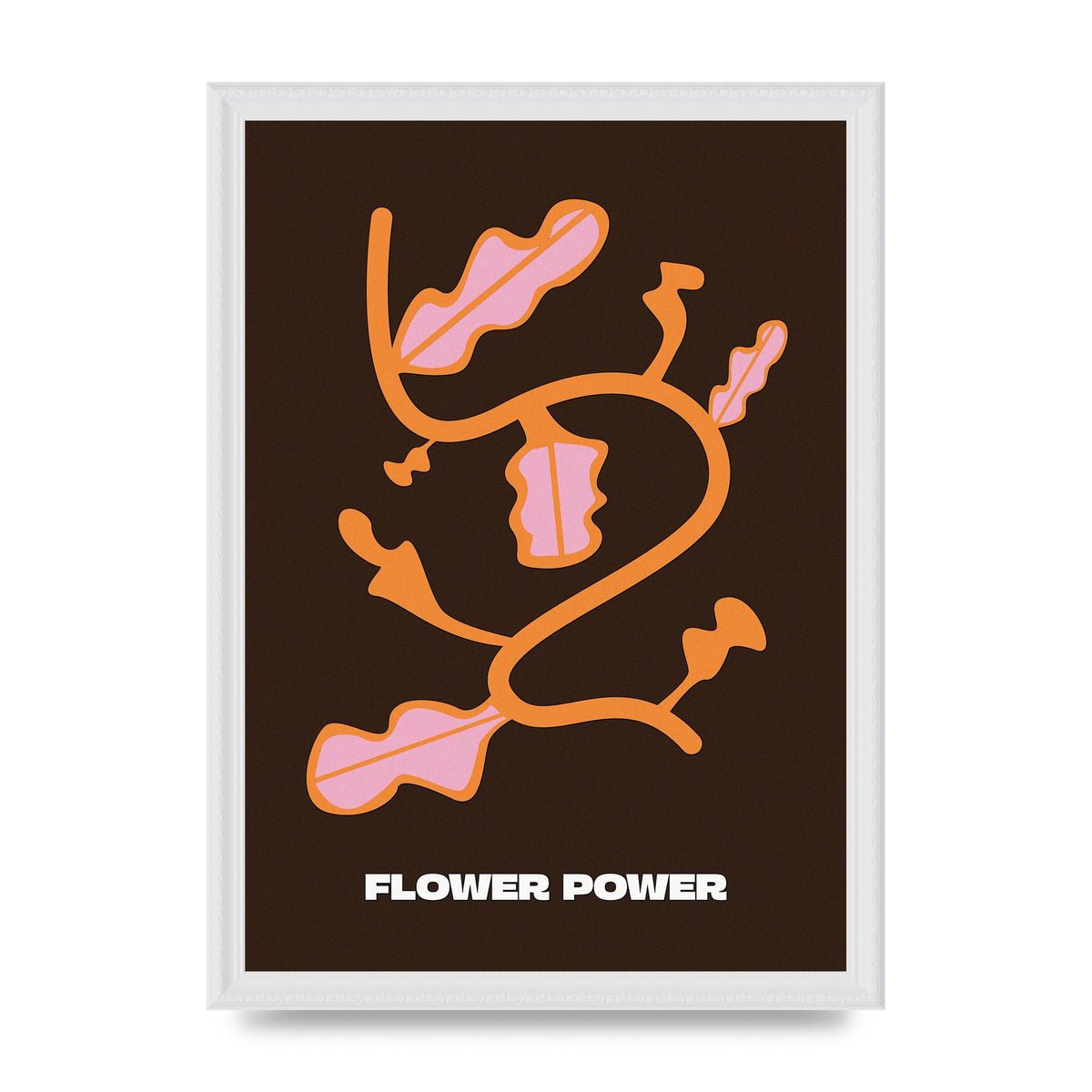 Flower Power Wall Art - A3 framed