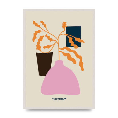 Little Things Still Life Art For The Home - A2 framed