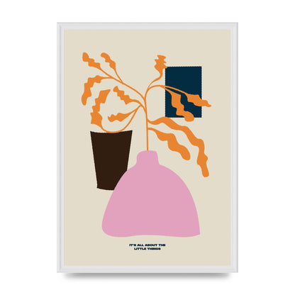 Little Things Still Life Art For The Home - A2 framed