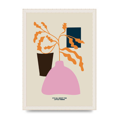 Little Things Still Life Art For The Home - A3 framed