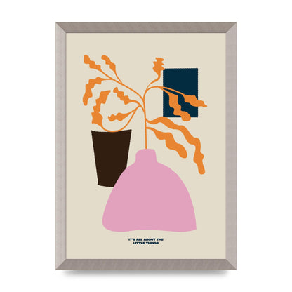 Little Things Still Life Art For The Home - A3 framed