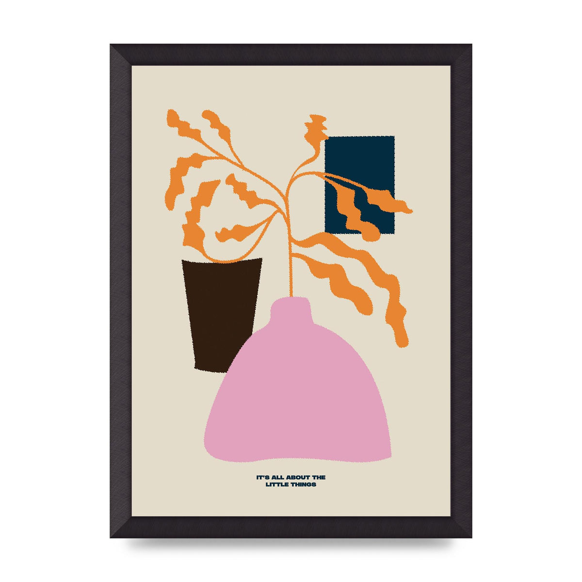 Little Things Still Life Art For The Home - A3 framed
