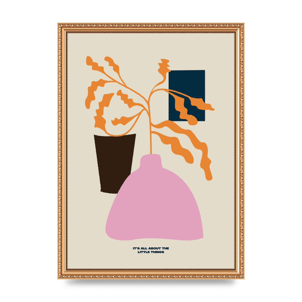 Little Things Still Life Art For The Home - A3 framed