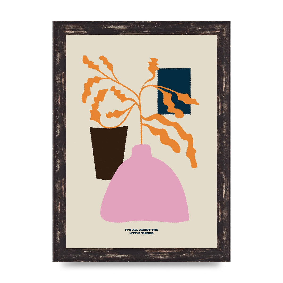 Little Things Still Life Art For The Home - A4 framed