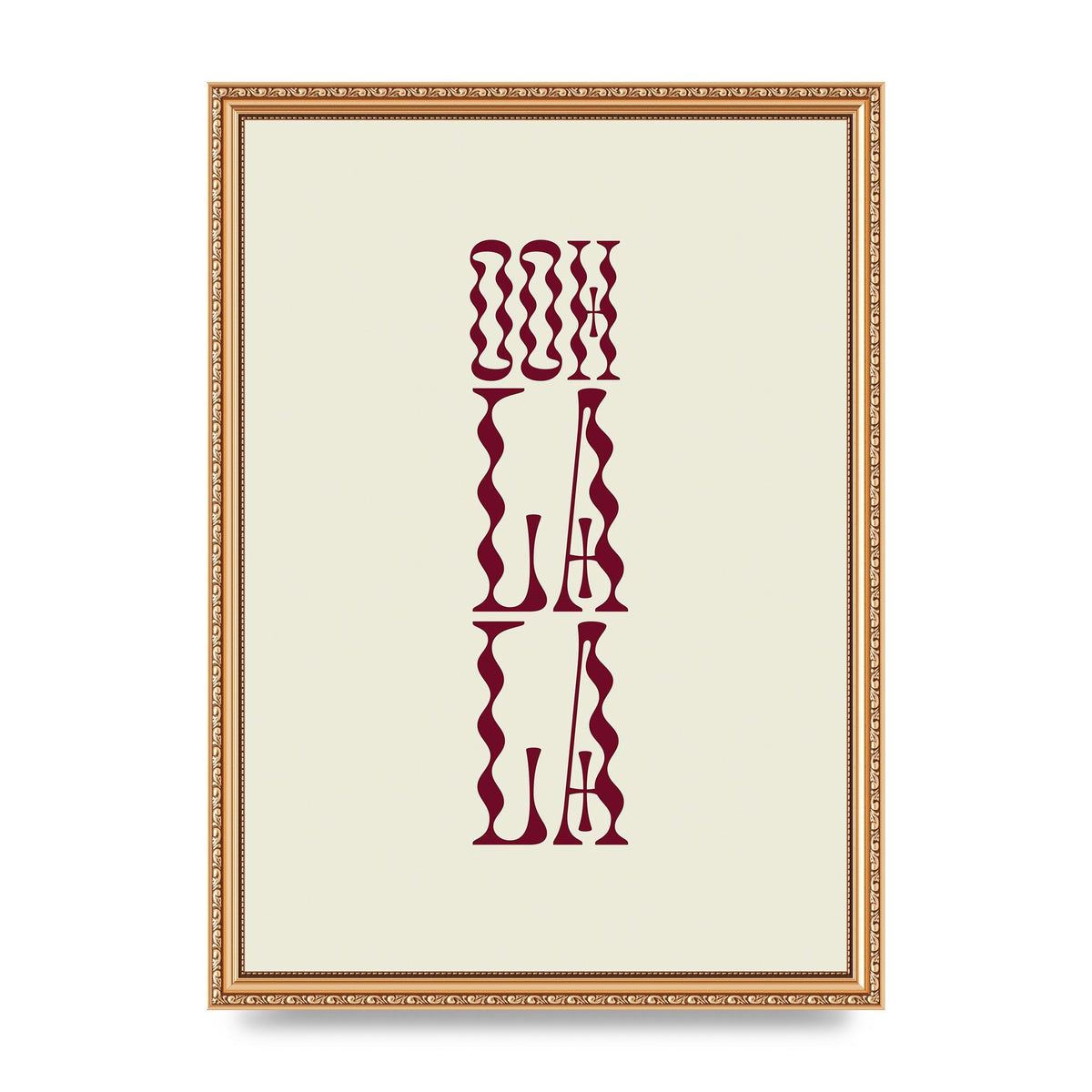 Ooh La La Quote" Art For The Home - A3 framed
