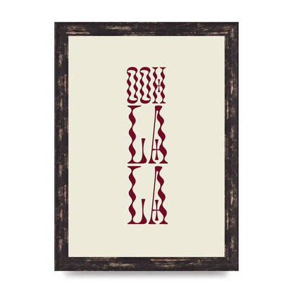 Ooh La La Quote" Art For The Home - A4 framed