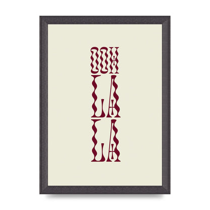 Ooh La La Quote" Art For The Home - A4 framed