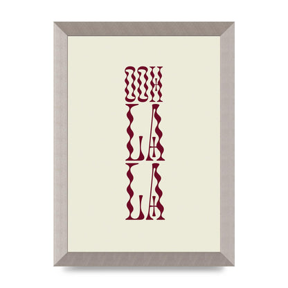Ooh La La Quote" Art For The Home - A4 framed